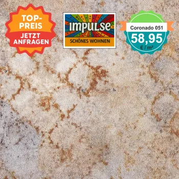 Alt-Text: Farb- und Strukturmuster von Girloon Coronado 051 – strapazierfähiger Objektvelours